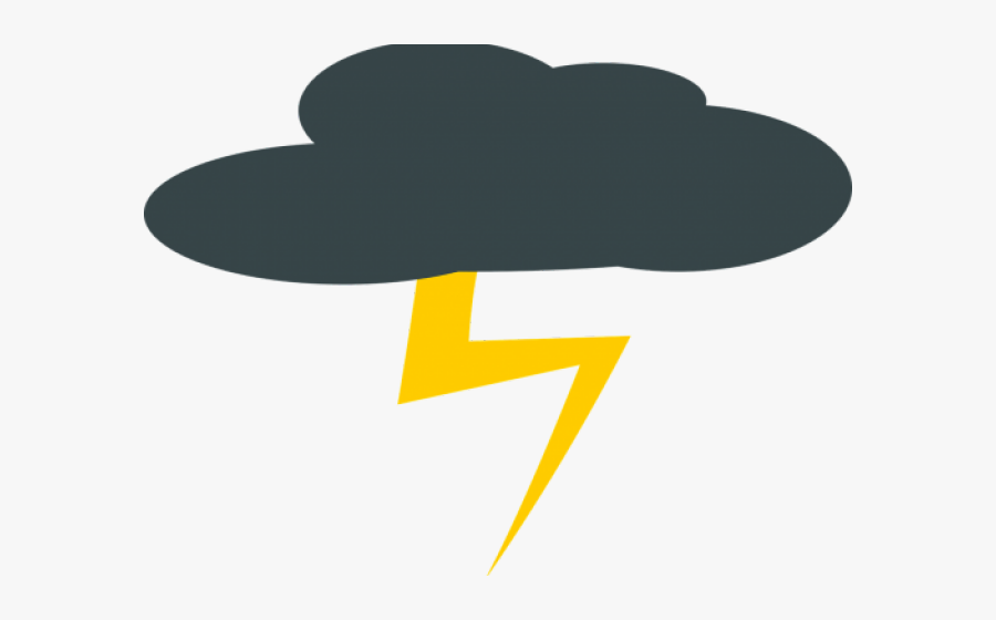 Thunder Clipart Dark Clouds - Lyn Og Torden Værmelding, Transparent Clipart
