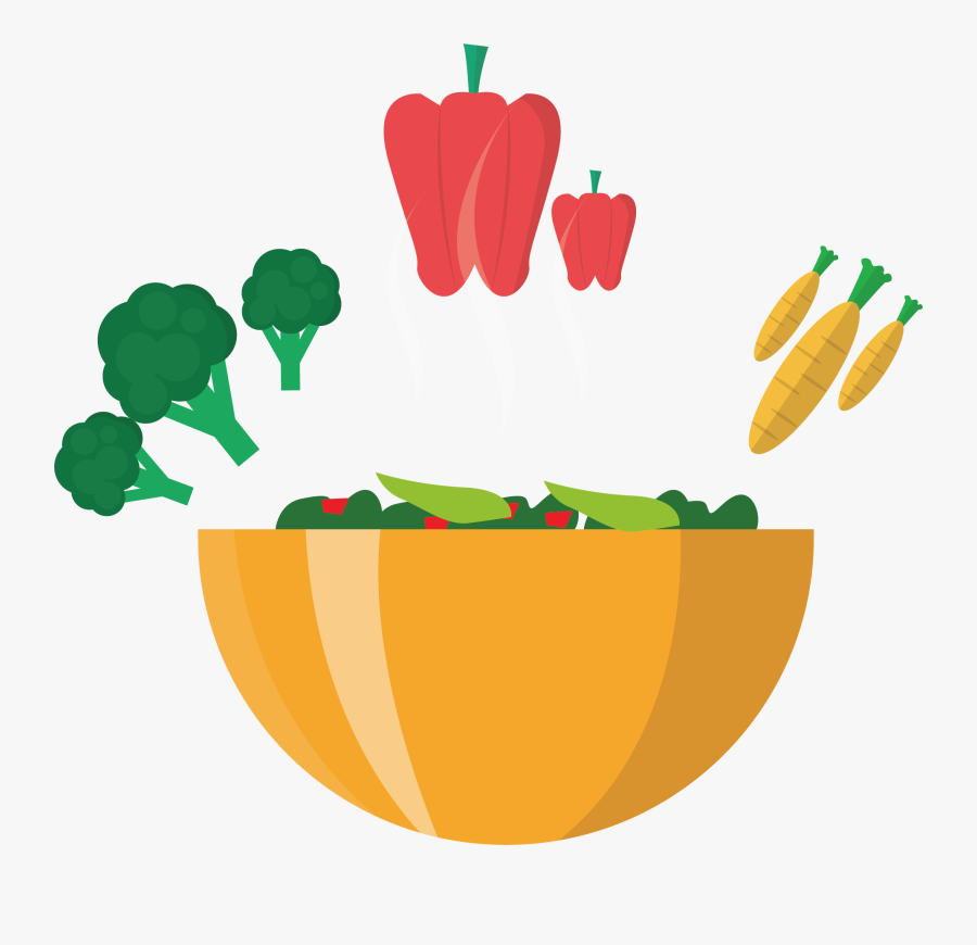 Jpg Freeuse Library Salad Vector Healthy Diet, Transparent Clipart