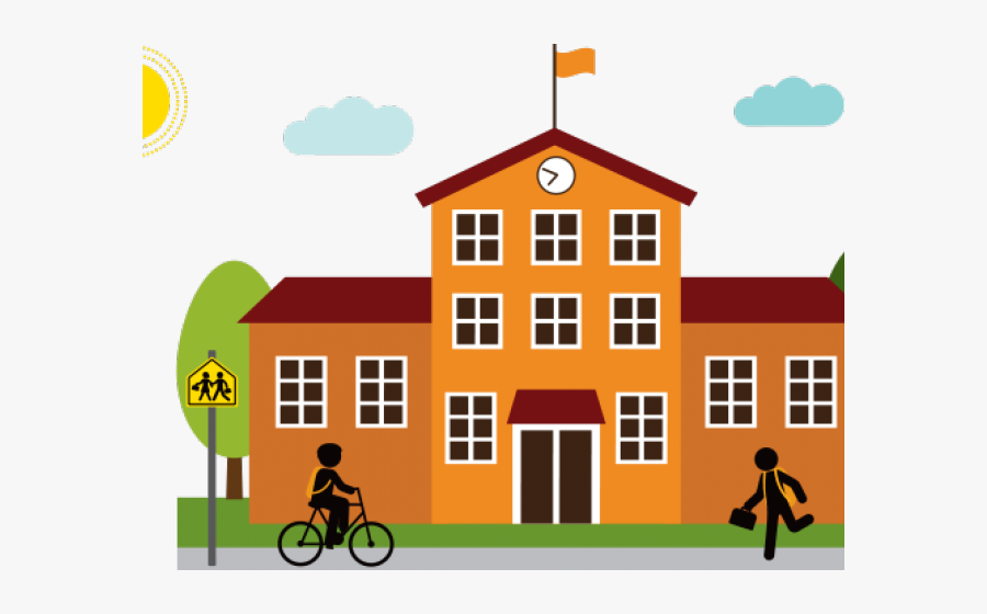 School House Graphic Free, Transparent Clipart