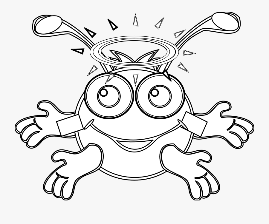 Bacterias - Animated Bacteria Clipart Black And White, Transparent Clipart