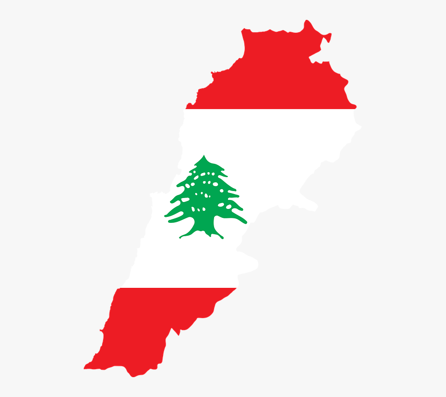 Lebanon Capital City Map, Transparent Clipart