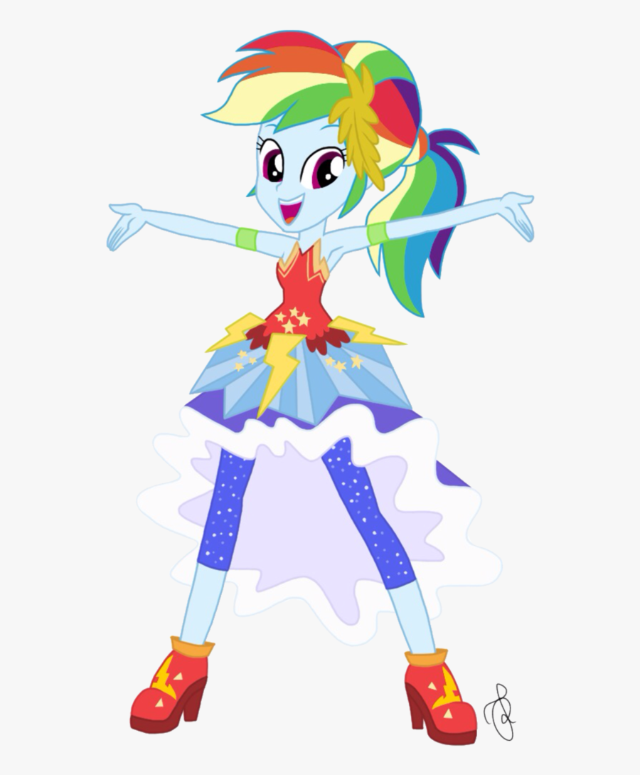 Loe Crystal Gala Vector By Ilaria122 - Rainbow Dash Mlp Equestria Girls Legend Of Everfree, Transparent Clipart