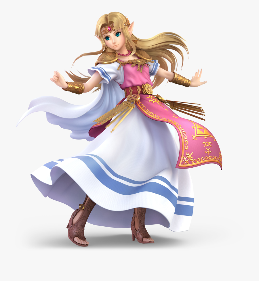 The Legend Of Zelda Clipart Old Princess - Super Smash Bros Ultimate Zelda, Transparent Clipart