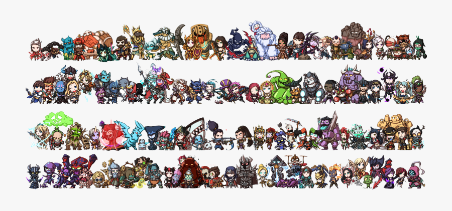 Download League Of Legends Characters Png Photos - League Of Legends Champions Real Size, Transparent Clipart