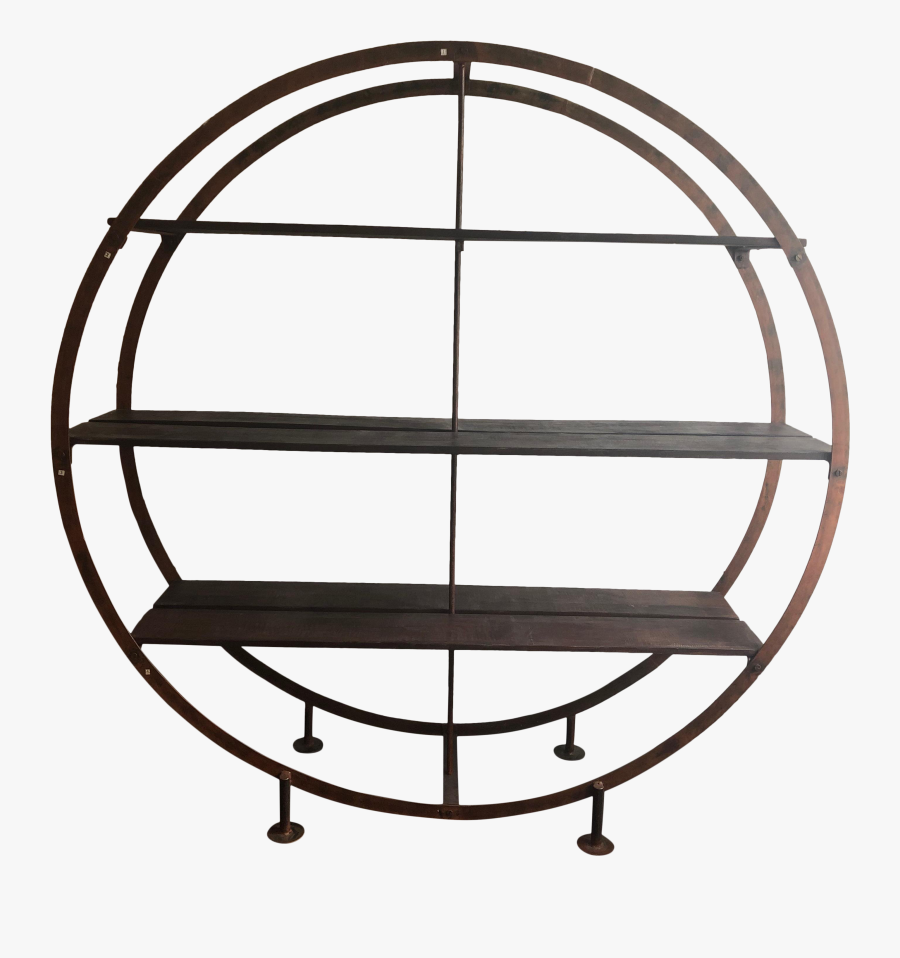 Bookshelf Clipart Tall - Round Bar Back, Transparent Clipart