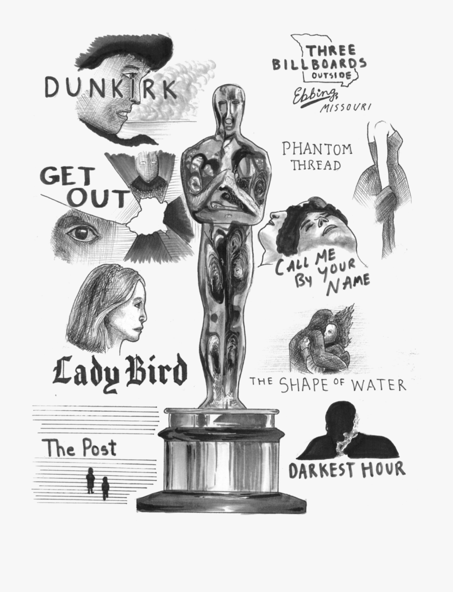 Transparent Oscar Statue Png - Cartoon, Transparent Clipart