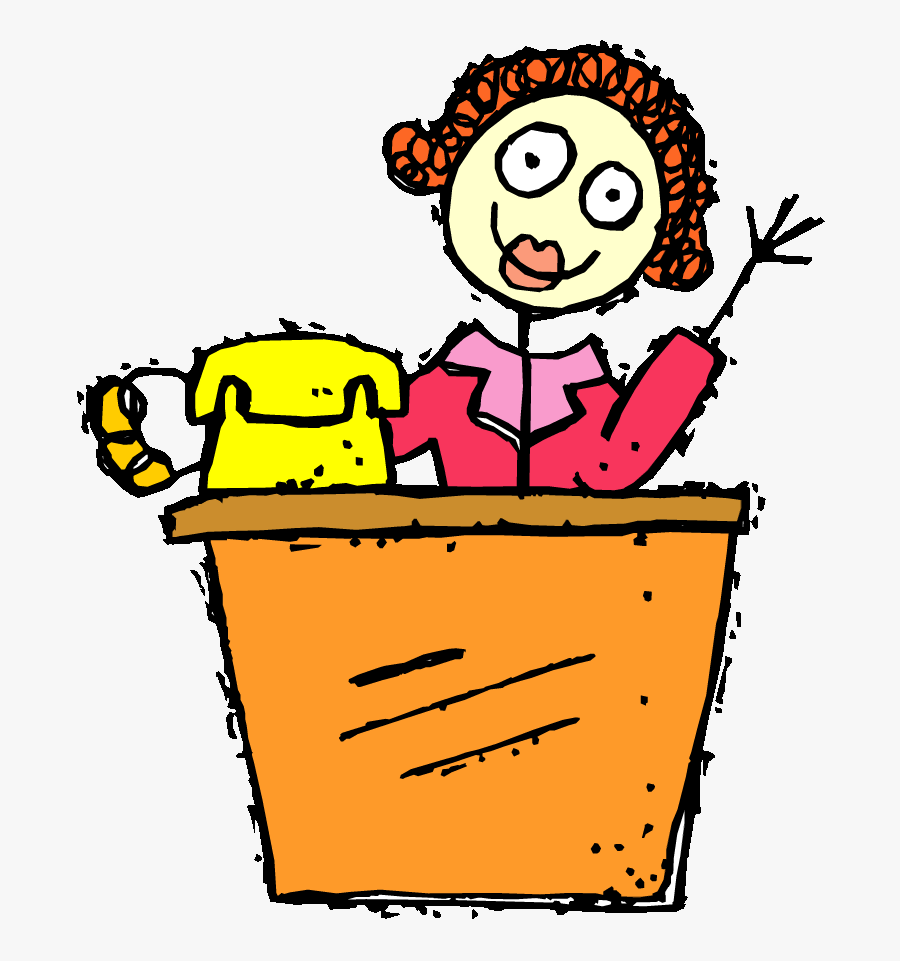 Clip Art School Secretary , Transparent Cartoons - School Secretary Clip Art, Transparent Clipart