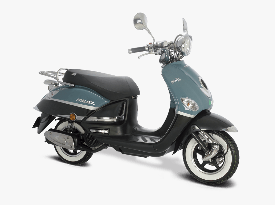 Italika Scooter - Moped Transparent, Transparent Clipart