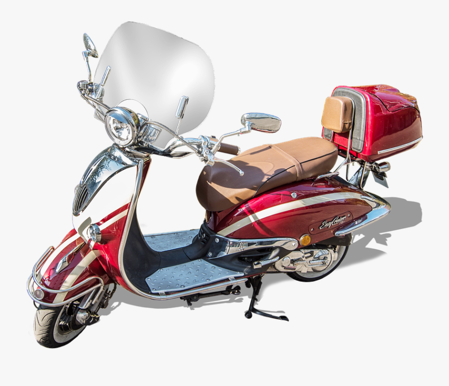 Vespa, Transparent Clipart