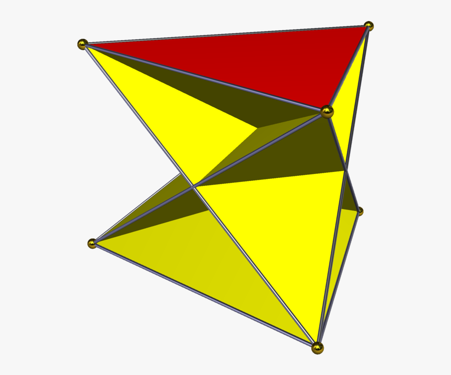 Compound Of 10 Triangular Prism, Transparent Clipart