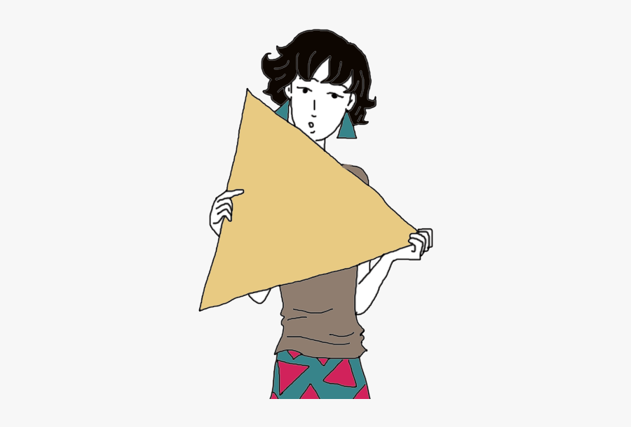 Triangle - Cartoon, Transparent Clipart