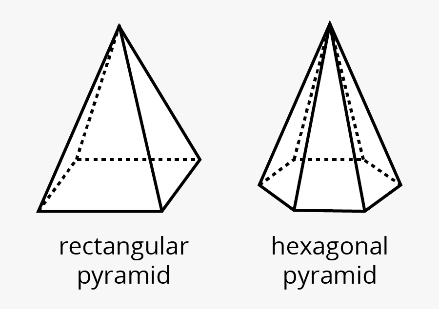 Pyramid - Hexagonal Pyramid, Transparent Clipart