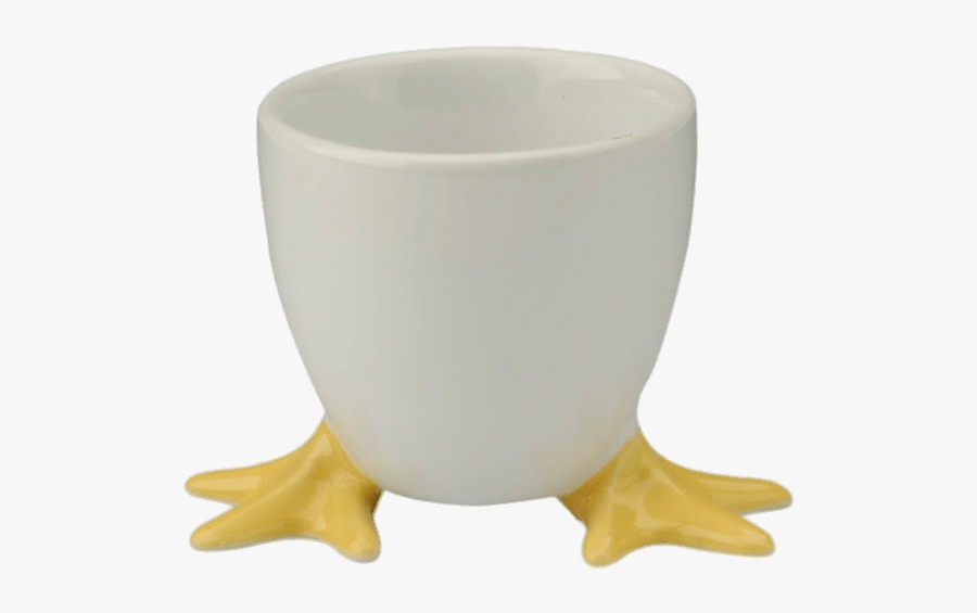 Egg Cup With Chicken Feet - Egg Cup, Transparent Clipart
