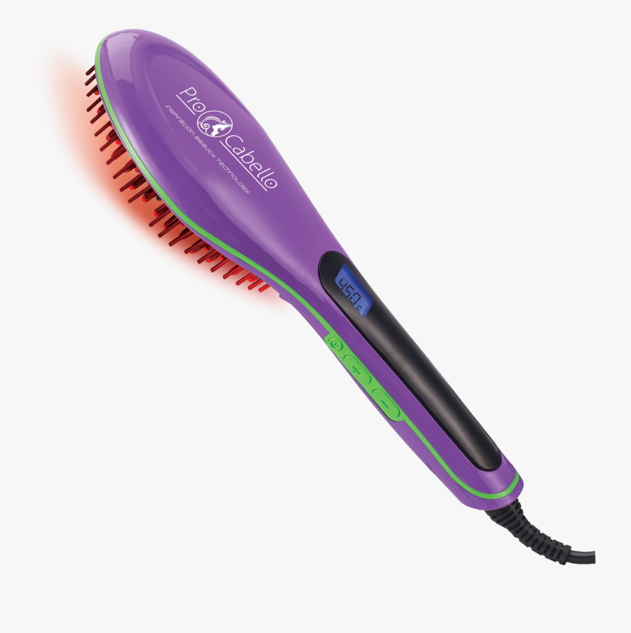 Transparent Hairbrush Png - Hair Straightening, Transparent Clipart