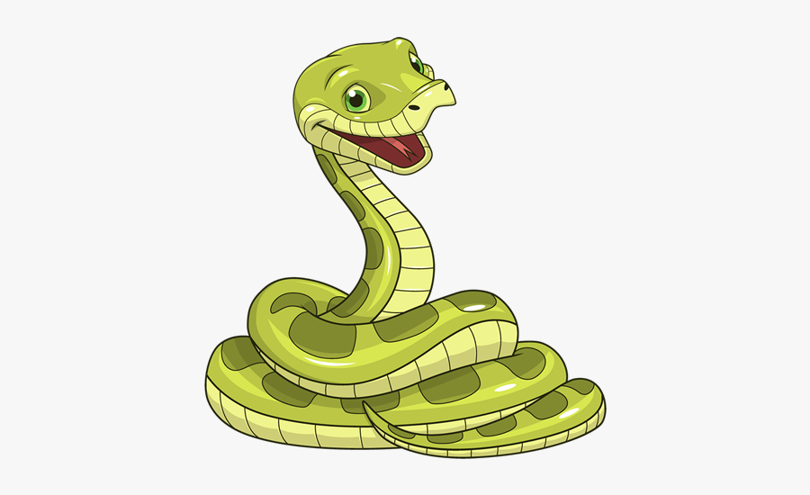 Reptiles Png Transparent Images - Snake Cartoon, Transparent Clipart