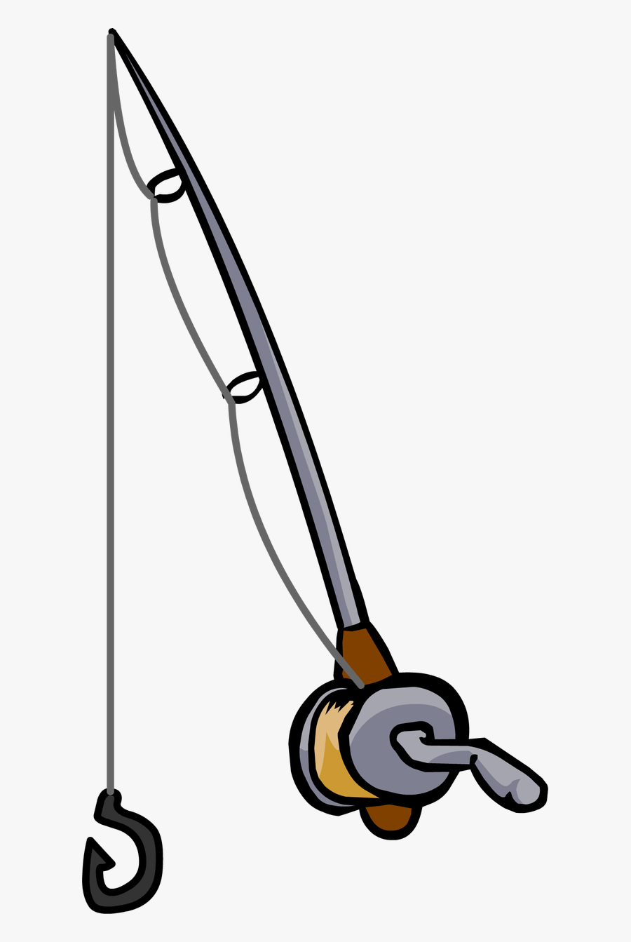 Fishing Picture The Best Fish Rod Image Clipart , Png - Fishing Rod Drawing Easy, Transparent Clipart