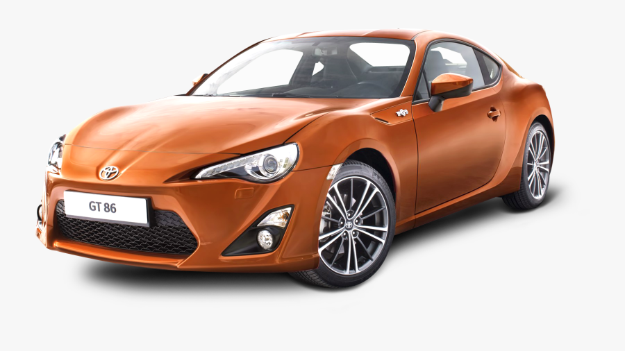 Toyota Cars Png - 2013 Toyota 86 Orange, Transparent Clipart
