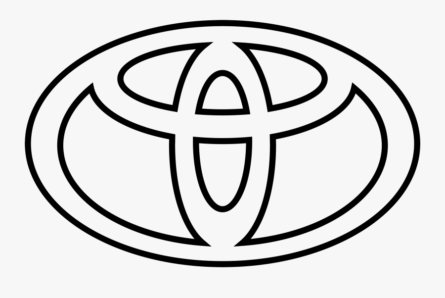 Clip Art Logo Logos De Coches - Toyota Logo Drawing, Transparent Clipart