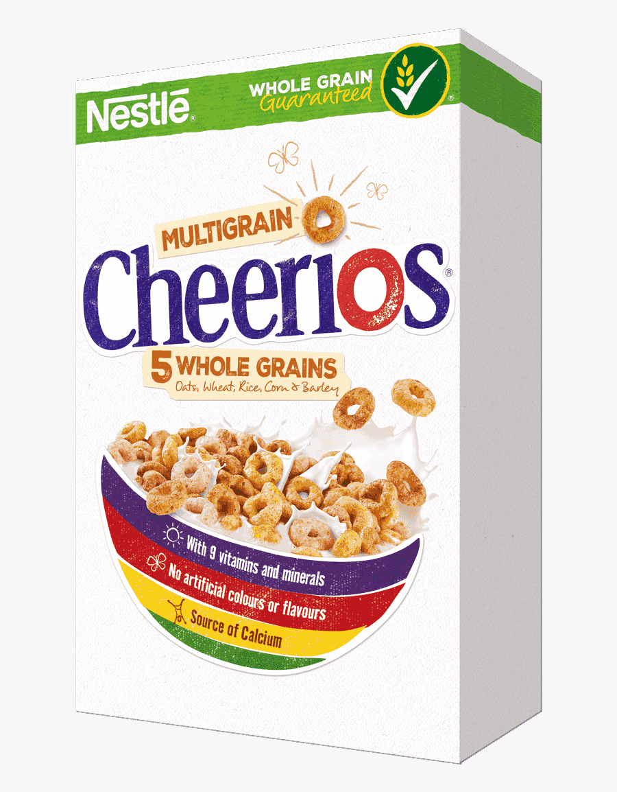 Cheerios Multigrain Wholesome Cereal - Nestle Cheerios, Transparent Clipart