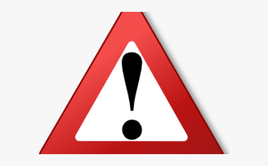 Warning Sign, Transparent Clipart