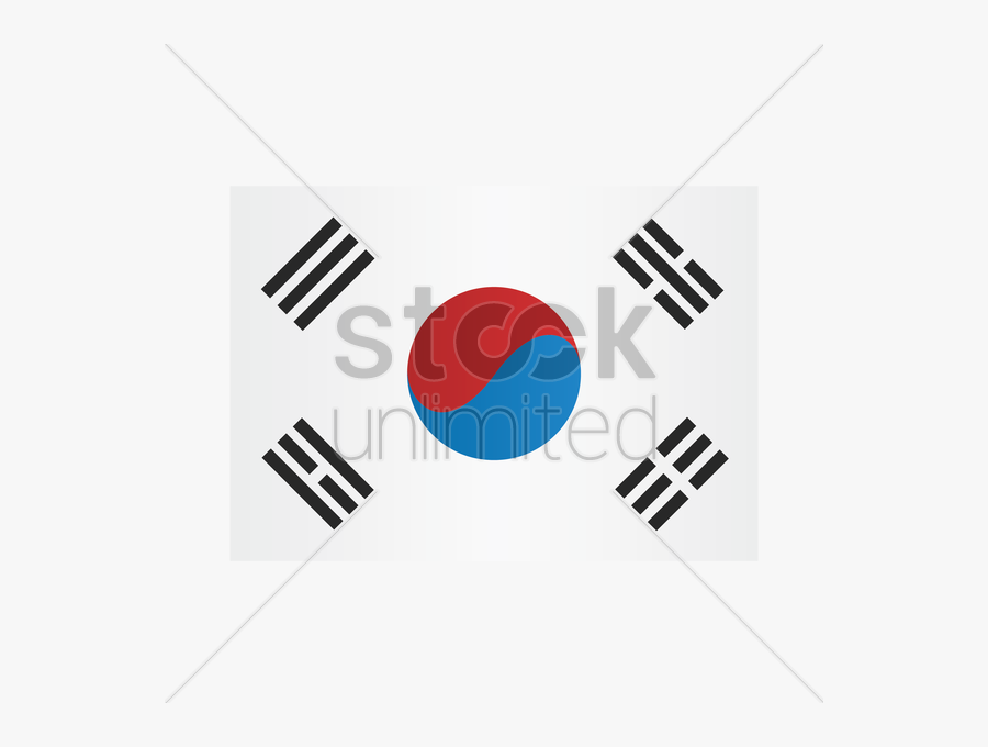 Albania Flag Clipart Korean - South Korea Flag, Transparent Clipart