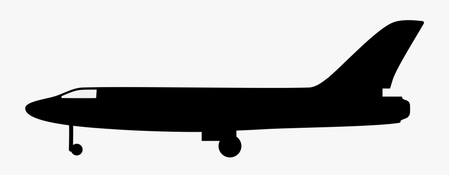 Filesilhouette Plane - Airplane, Transparent Clipart