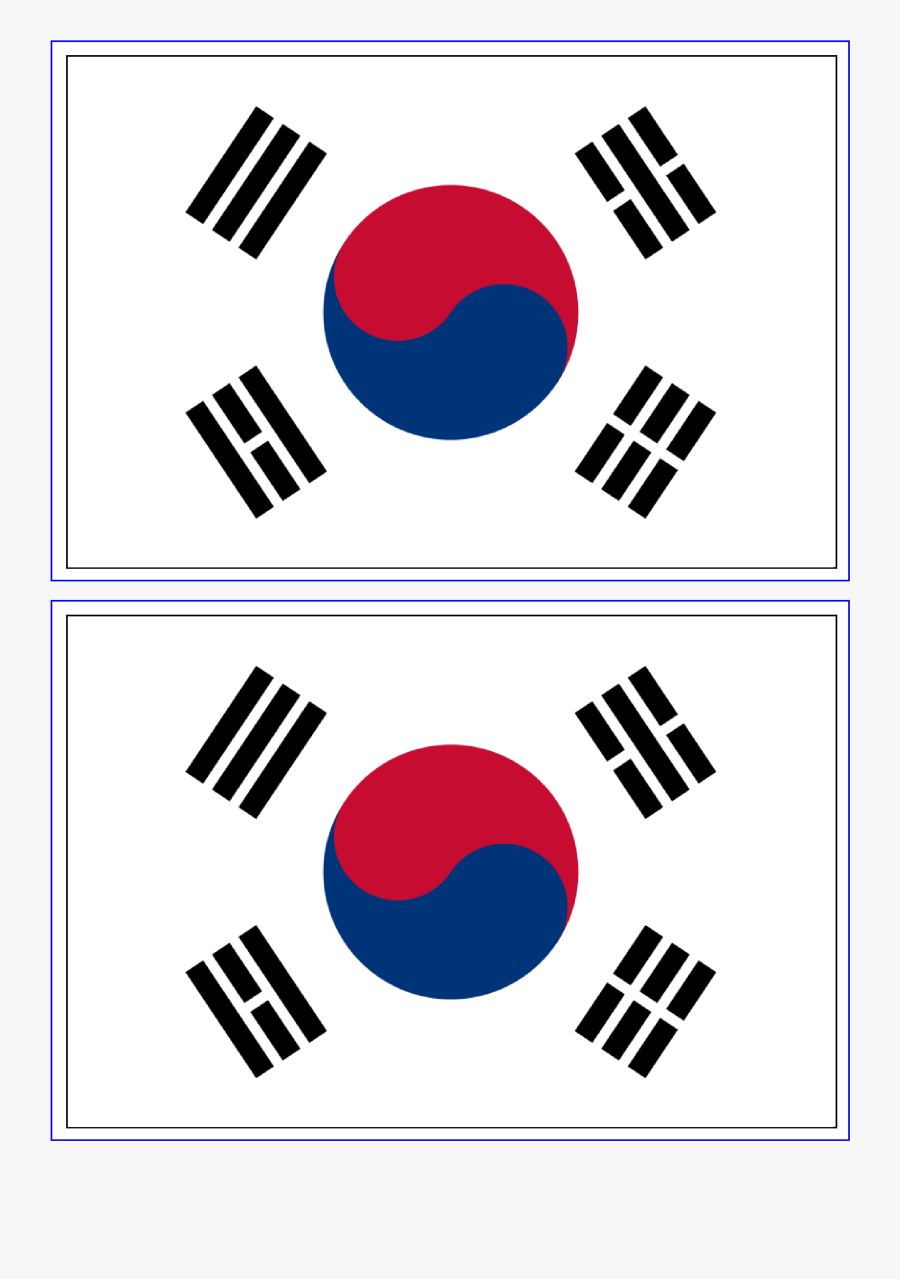Sul A Frica - Make South Korea Flag, Transparent Clipart