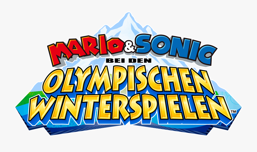 Mario & Sonic At The Olympic Winter Games - Mario And Sonic At The Olympic Winter Games Logo, Transparent Clipart