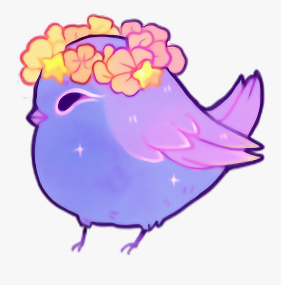 #cute #bird #kawaii #kawai #anime #colorful - Kawaii Cute Cartoon Bird, Transparent Clipart