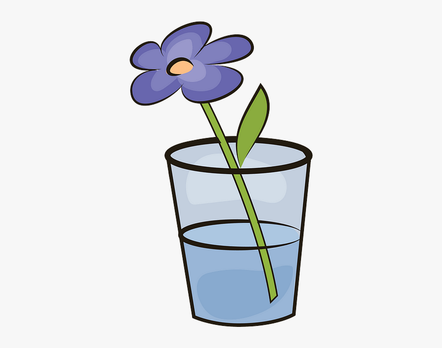 Flower In Glass Clipart, Transparent Clipart