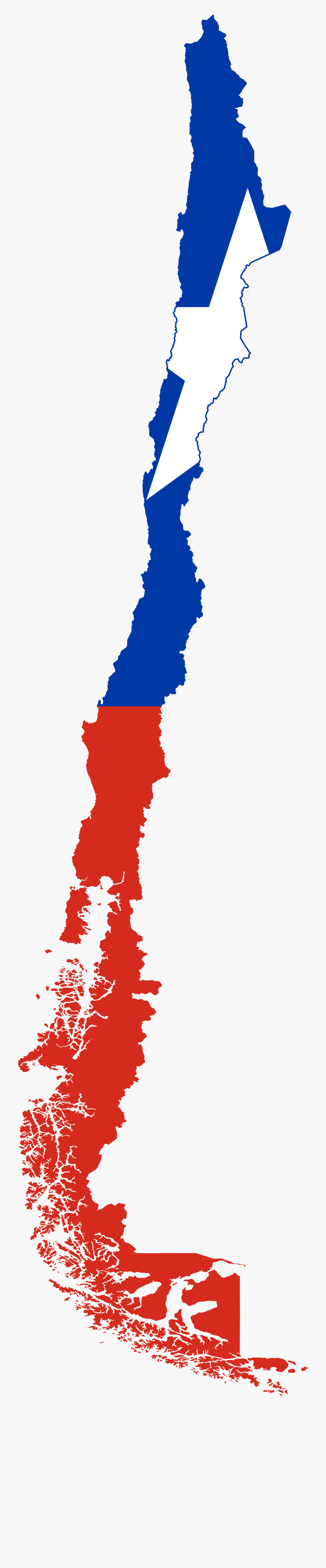 Transparent Images Pluspng Open - Chile Map And Flag, Transparent Clipart