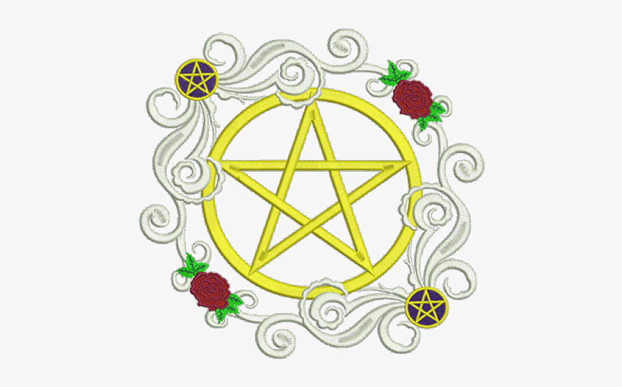 Wiccan Clipart Scroll - Pentagram Icon, Transparent Clipart
