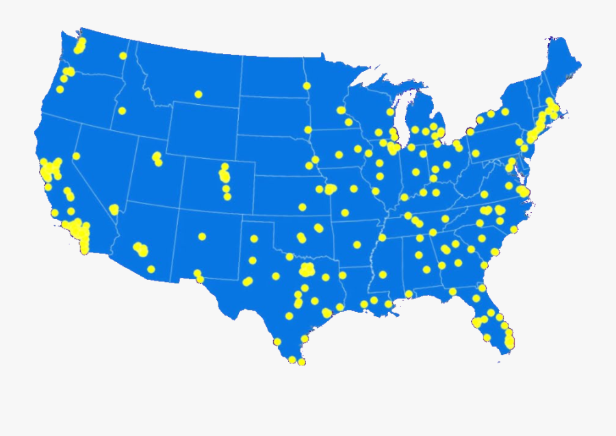 Trump Vs Hillary Counties, Transparent Clipart