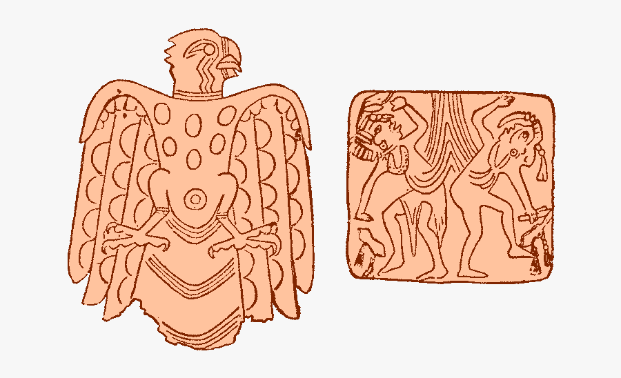 Native American Bird Symbols, Transparent Clipart