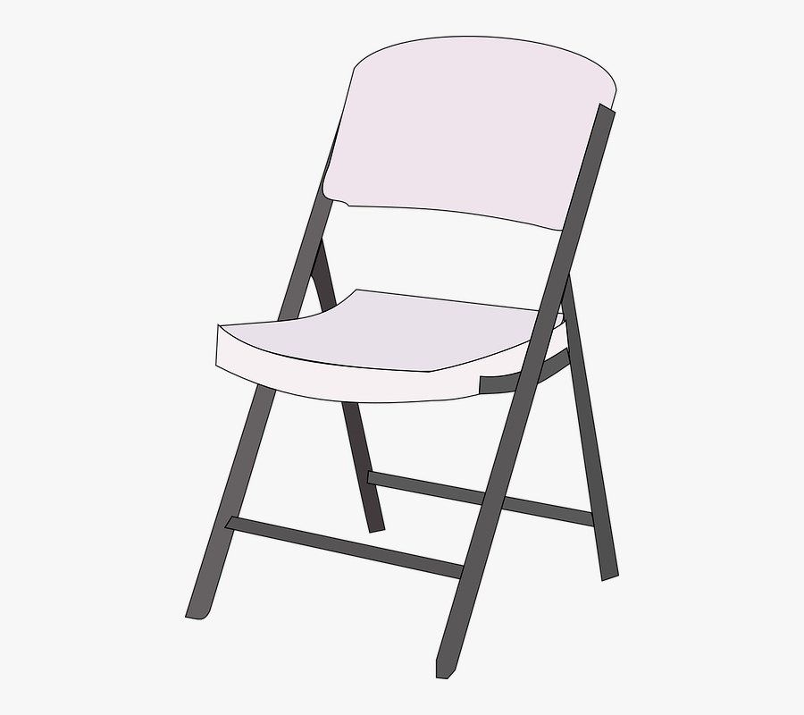 Transparent Folding Chair Png - Plastic Chairs Foldable, Transparent Clipart