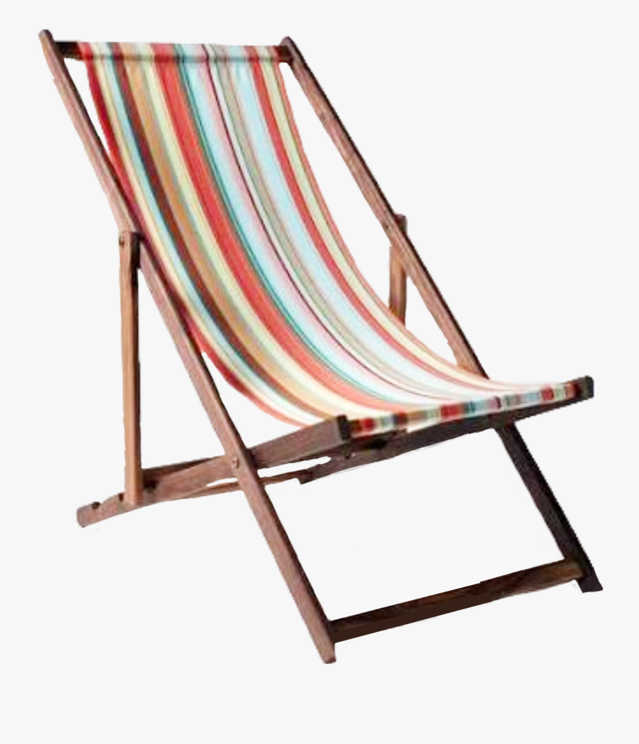 #chair #beach #beachchair #summer #wood #woodchair - Old Fashioned Deck Chairs, Transparent Clipart
