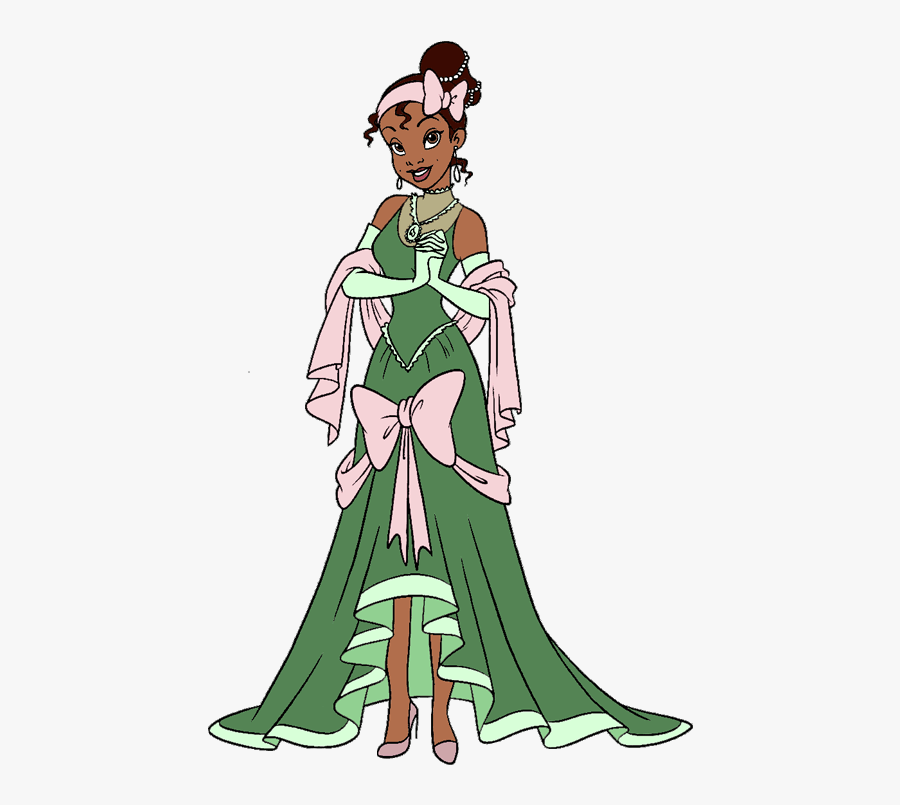 Princess Tiana Clip Art - Princess And The Frog Character Design, Transparent Clipart