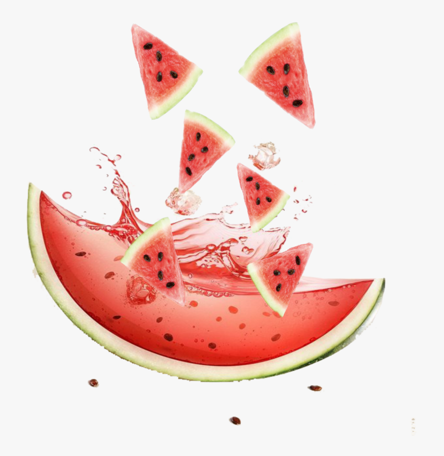 #mq #watermelon #melon #splash #sliced - 平面 設計 作品, Transparent Clipart