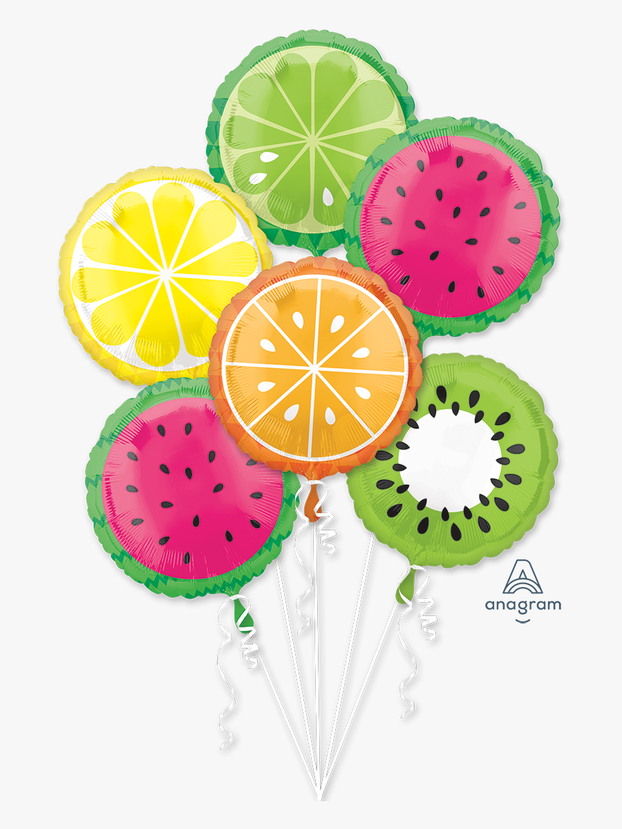 Fruit Balloons, Transparent Clipart