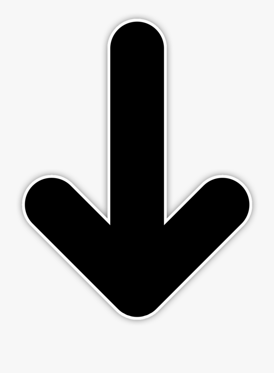 Rozwin - Clip Art Arrow Down, Transparent Clipart