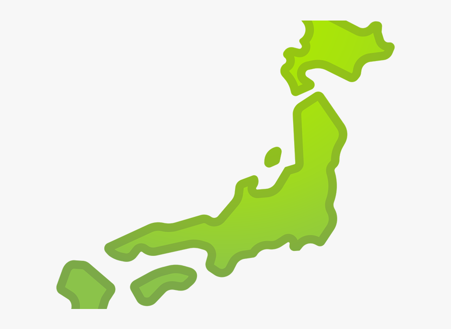 Transparent Think Emoji Png - Japan Map Emoji, Transparent Clipart