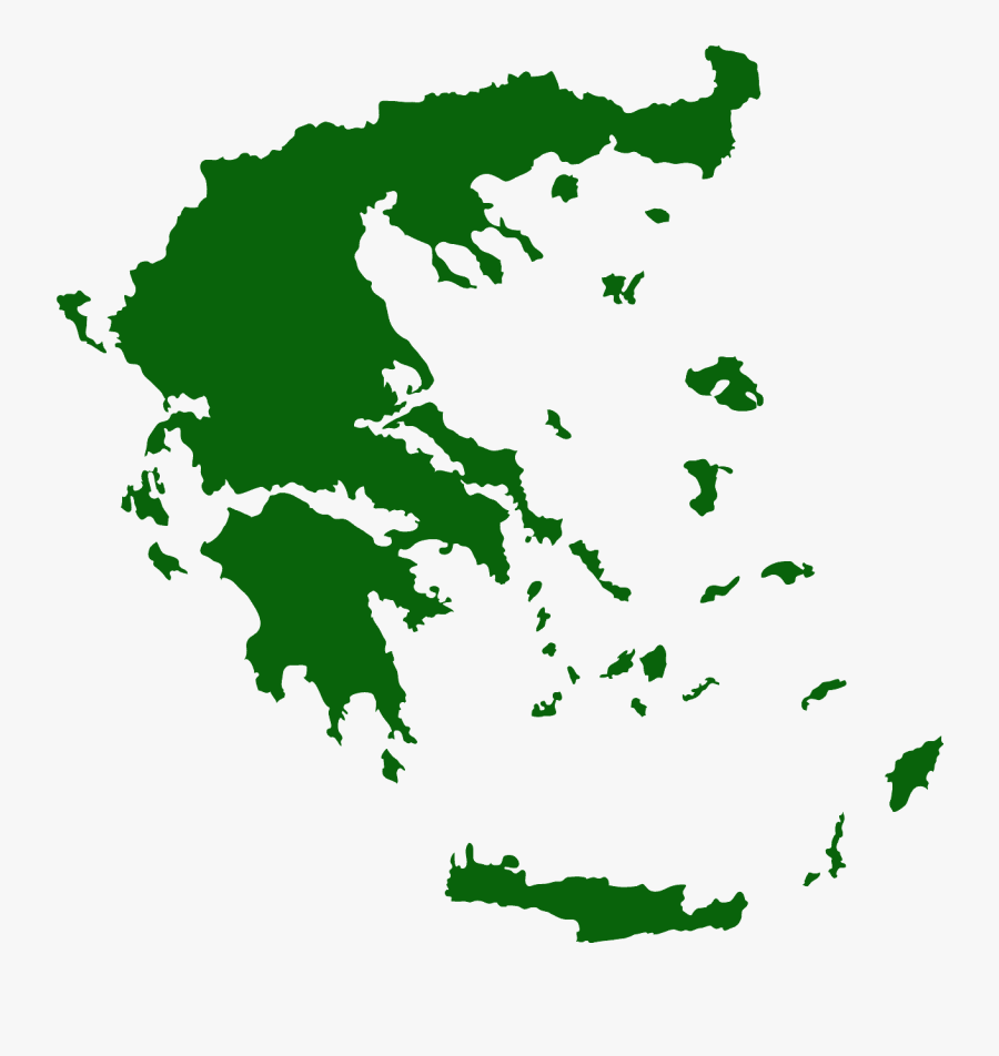 Greece Map Vector Png, Transparent Clipart