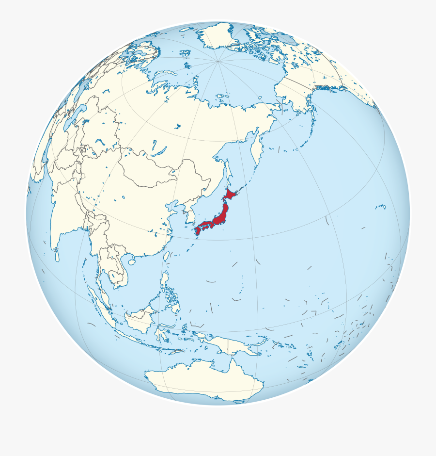 Smiley Face - Japan In The World Map Png, Transparent Clipart
