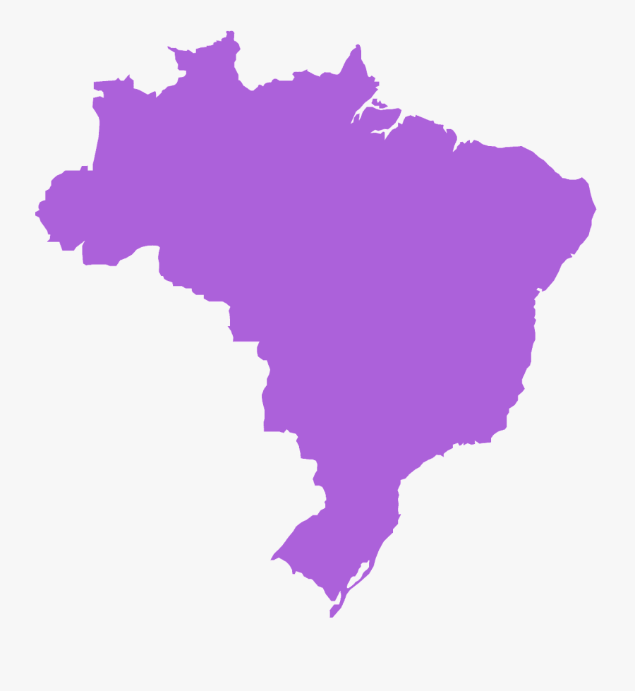 Brazil Silhouette, Transparent Clipart