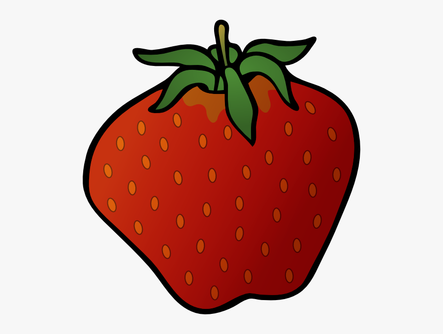 Strawberry 10 Svg Clip Arts - Strawberry Clip Art, Transparent Clipart