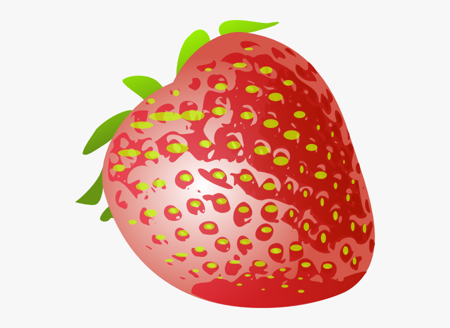 Strawberry 3d Svg Clip Arts - Fruit Clip Art, Transparent Clipart