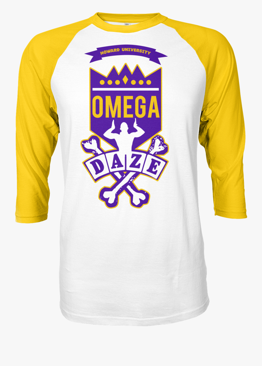 Omega Psi Phi School Daze Raglan Black Greek Apparel - Omega Psi Phi School Daze, Transparent Clipart