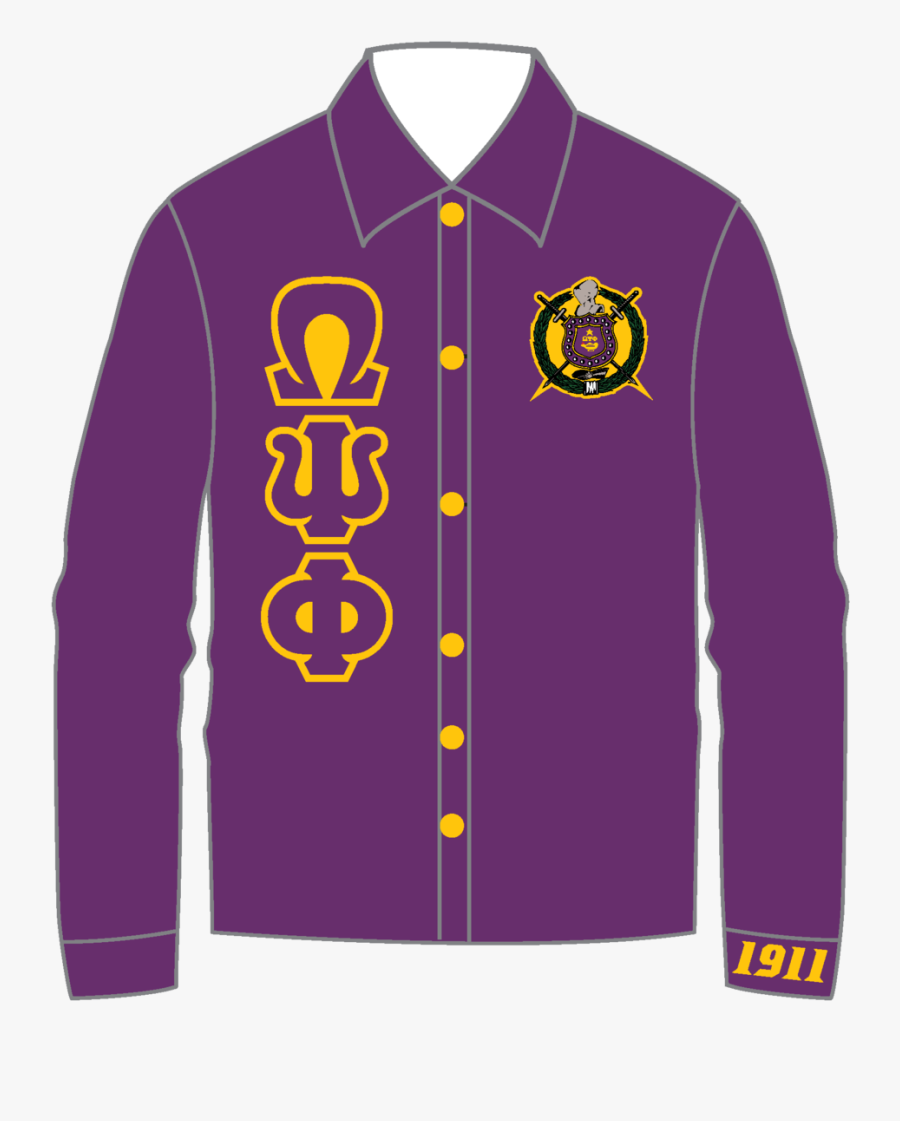 Omega Psi Phi Shield Png - Omega Psi Phi T Shirts, Transparent Clipart