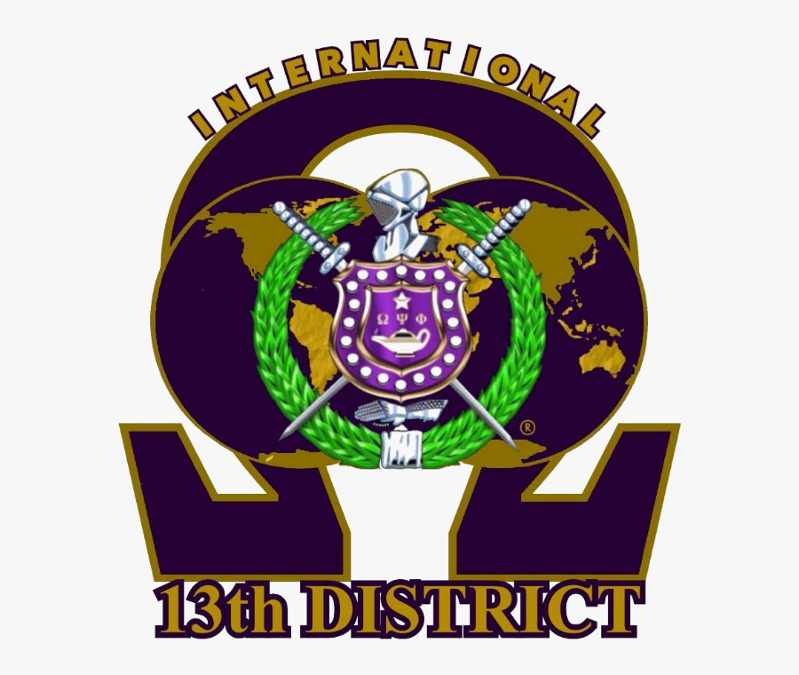 13th District Omega Psi Phi, Transparent Clipart