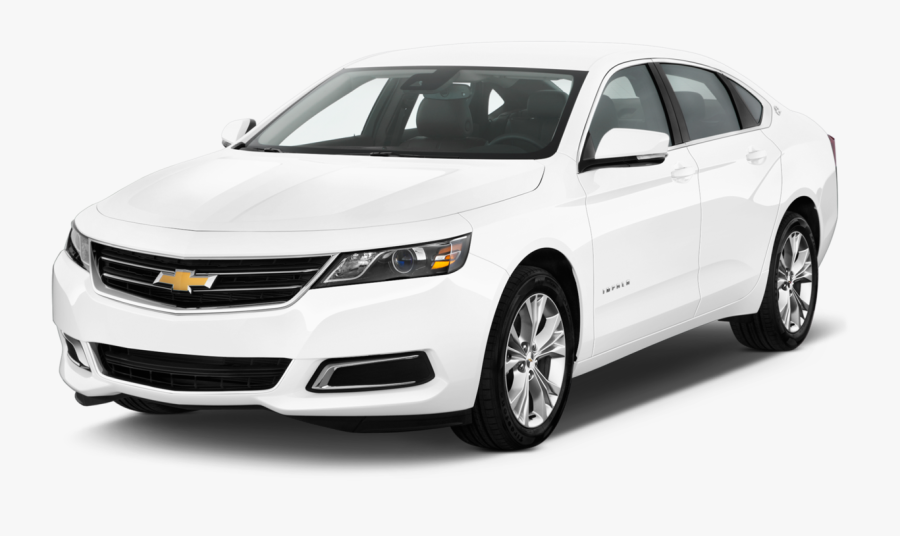 White 2017 Chevy Impala, Transparent Clipart